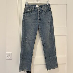 Pistola high rise straight leg jeans